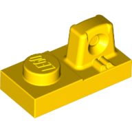 Lego destička 1x2 s pantem nahoru, žlutá (4199293, 4597306, 6036874, 6131898)